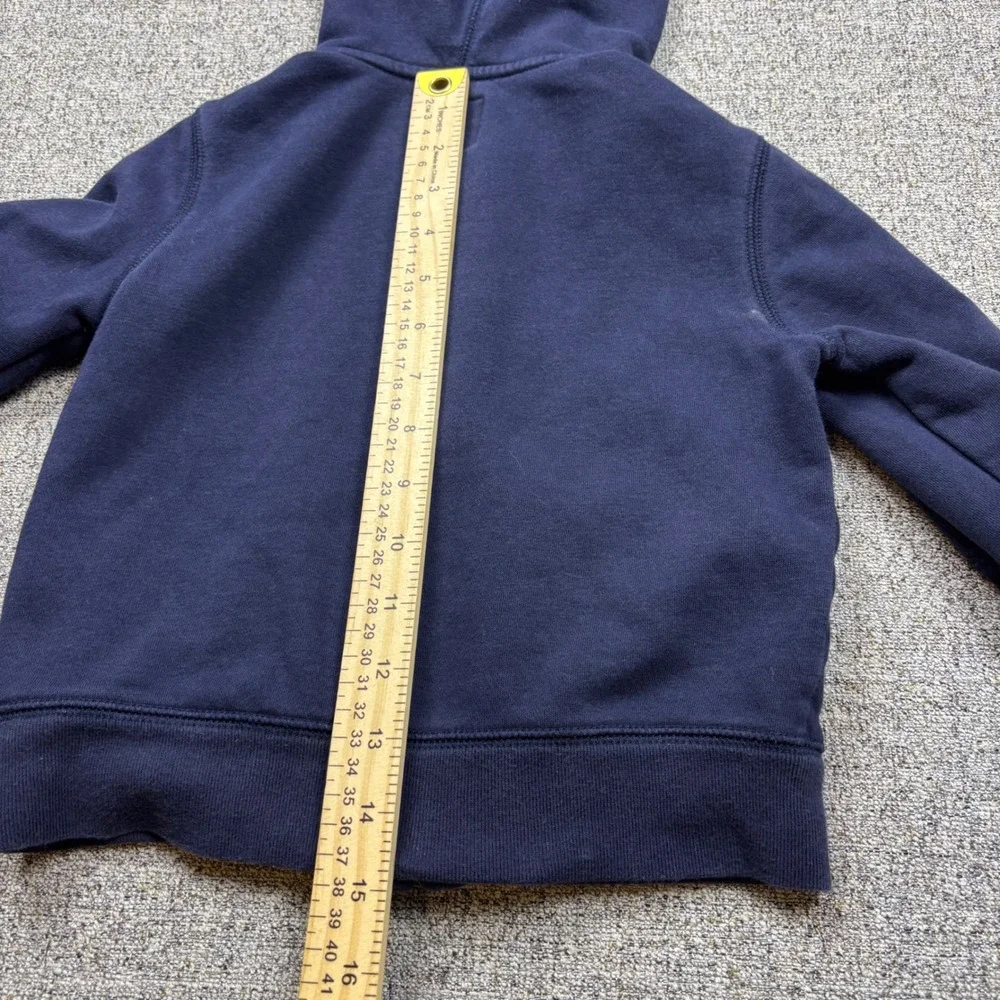 Baby Gap Toddler Boys Navy Blue Arch Logo Full Zip Up Hoodie Sweatshirt 5T
